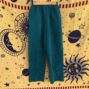 VINTAGE | Turquoise Trousers with elastic waist